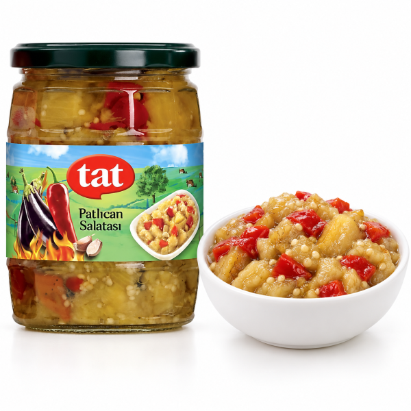 Tat Patlıcan Salatası Cam Kavanoz 520 Gram
