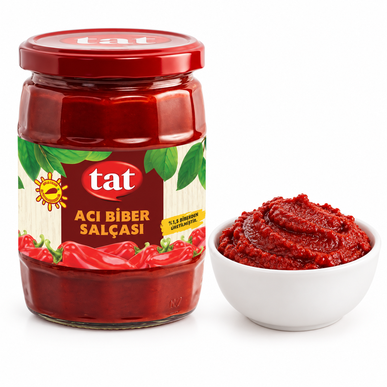 Tat Acılı Biber Salçası 550 Gram
