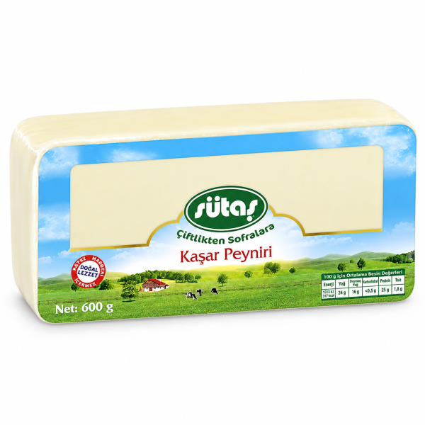 Sütaş Kaşar Peyniri 600 Gram