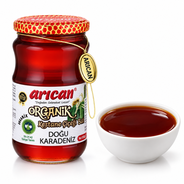 Arıcan Kestane Çiçek Balı Doğu Karadeniz Kaçkar Dağları 250 Gram