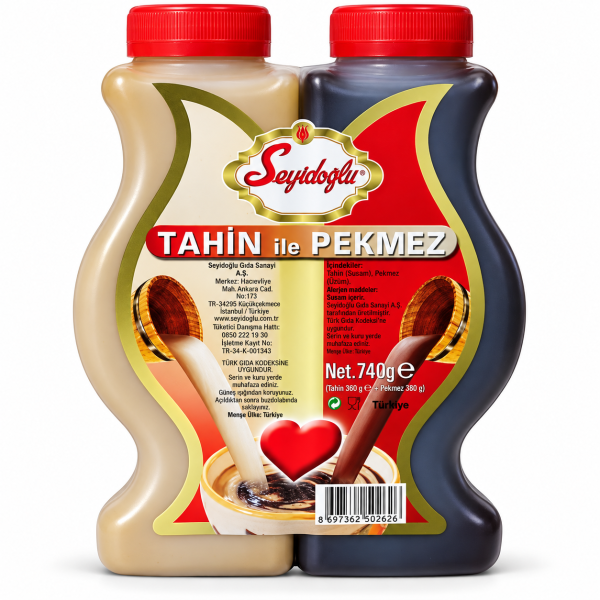 Seyidoğlu İkili Pekmez-Tahin 740 Gram