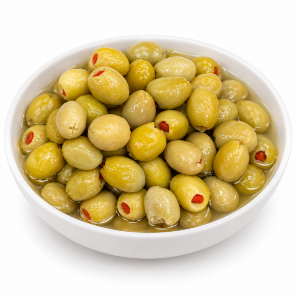 Biberli Yeşil Zeytin
