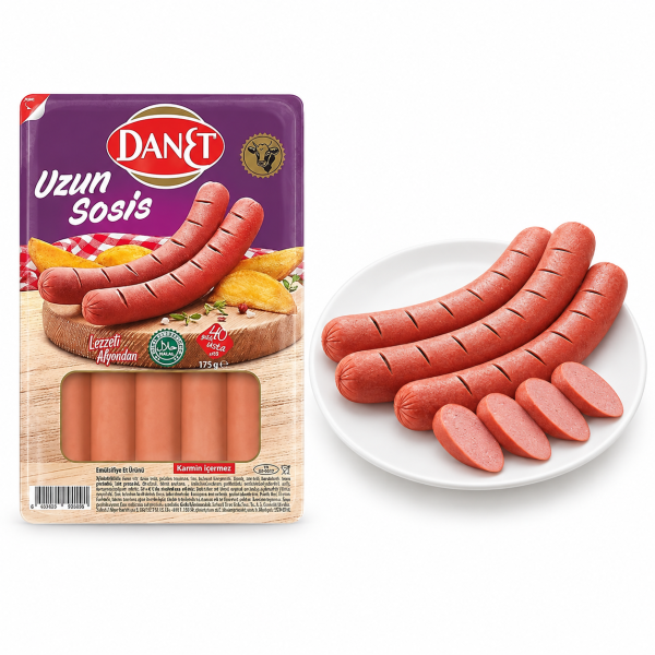 Danet Uzun Sosis 250 Gram