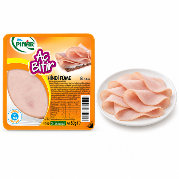 Pınar Aç Bitir Hindi Füme 60 Gram