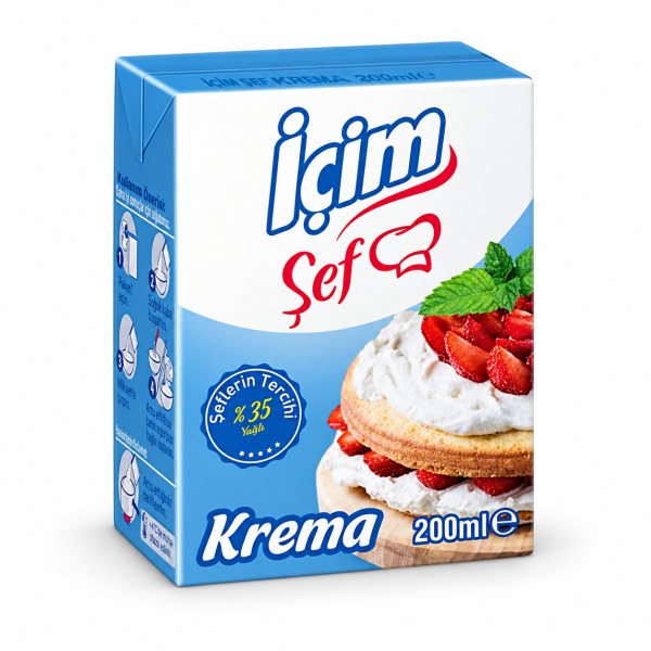 İçim Krema Tam Yağlı 200 Ml